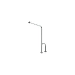Bară de sprijin din inox, 23x86,6 cm, argintiu