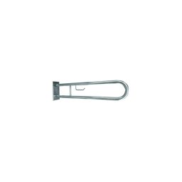 Mâner 10x25 cm inox/argintiu