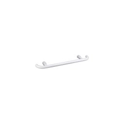 Mâner pentru ușă 70 x 4 cm, inox/alb