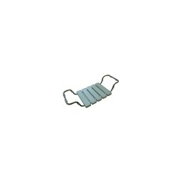 Scaun pentru cadă 84 x 13 cm, argintiu/alb