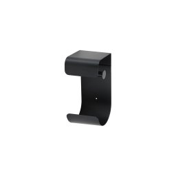 Suport hârtie 12,5 x 26 cm, inox/negru