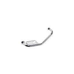 Mâner cu săpunieră, 45,5 x 25 cm, inox/argintiu