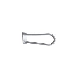 Bară de sprijin 10 x 25 cm, inox/argintiu