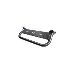 Mâner cu poliță 58x8 cm inox/argintiu