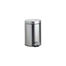 Coș de gunoi din inox, argintiu, 17x25,5 cm