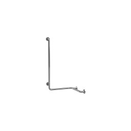 Bară de sprijin pentru duș 66x118 cm, oțel inoxidabil/argintiu