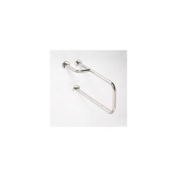 Bară de sprijin 23,5 x 38 cm, inox/argintiu
