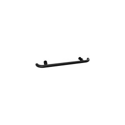 Mâner de ușă 70x4 cm, inox/negru