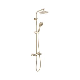 REA-P8413 - Set de duș BLISS cu baterie termostatică, finisaj auriu periat