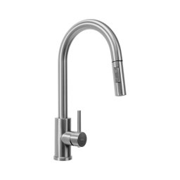 Baterie pentru chiuvetă cu duș extractabil FRESH, 39,5 cm, nichel - REA-B9146