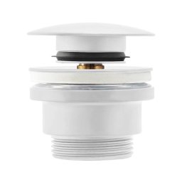 REA-A2361 - Ventil CLICK-CLACK pentru lavoar, diam. 6,4 cm, alb mat