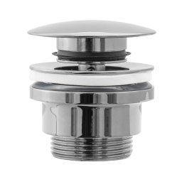 REA-A5217 - Ventil de scurgere pentru lavoar CLICK-CLACK Ø 6,4 cm, crom lucios