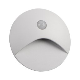 Kanlux 39135 EXIN – Lampă LED pentru trepte cu senzor, 2,5 W, 230 V, 4000 K, IP65, alb, rotund