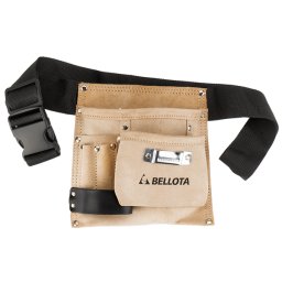 Centura cu buzumar din piele pentru unelte cu 3 buzunare Bellota PC3BOL HardWork ToolsRange