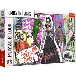 Trefl: Emily în Paris: Inspirații de modă - puzzle de 1000 de piese