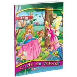 Fete. Carte de colorat