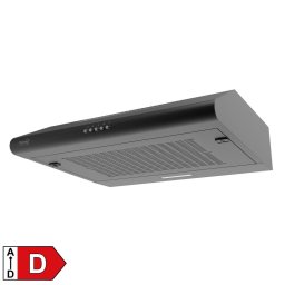 Hota de bucătărie HURRICANE 60 cm, 2 motoare Negru