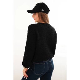 Kesi Włoski Women's sweater made of soft mohair black