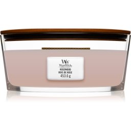 Woodwick Rosewood lumânare parfumată cu fitil din lemn (hearthwick) 453.6 g