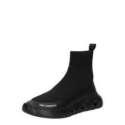 Karl Lagerfeld Sneaker înalt 'KITE RUN' negru / alb