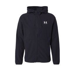 UNDER ARMOUR Geacă sport negru / alb