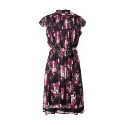 DKNY Rochie mauve / roșu burgundy / negru / alb
