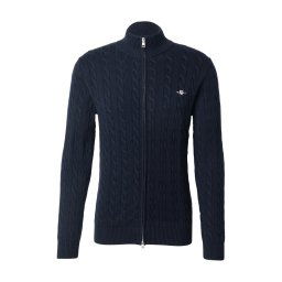 GANT Geacă tricotată albastru marin