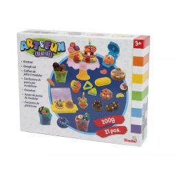 Art&Fun: Set de plastilină pentru prăjituri, 21 piese