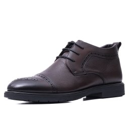 Ghete barbati din piele naturala, Otter, 7FSN70005B C4-N, maro