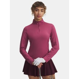Under Armour UA Drive 1/4 Zip-RED T-Shirt for Women - Women's