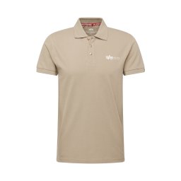 ALPHA INDUSTRIES Tricou bej / alb