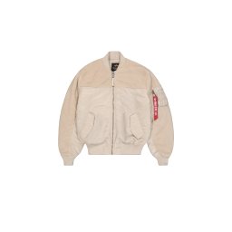 ALPHA INDUSTRIES Geacă de primăvară-toamnă bej / gri închis / portocaliu