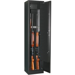 Dulap 6 arme cu cutie interioara, negru, 148x35x28 cm