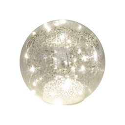Decorațiune de Crăciun cu LED, 20xLED/3xAA, globuri diam. 15 cm