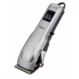 Masina de tuns fara fir Rosberg R51810Q, 5W, 1200mAh, 4 piepteni, USB, Autonomie pana la 90 minute, Argintiu