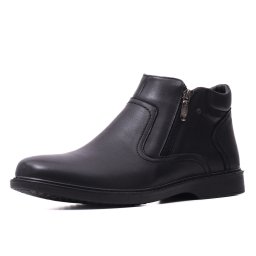 Ghete barbati din piele naturala, Otter, 28Z570008A 01-N, negru