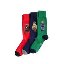 POLO RALPH LAUREN Șosete Ssnl Bear Gf-Gift Box Set 449P04717001 300 green