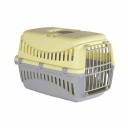 Cusca transport animale MPB GIPSY L, 58x38x38 cm, usa plastic, galben