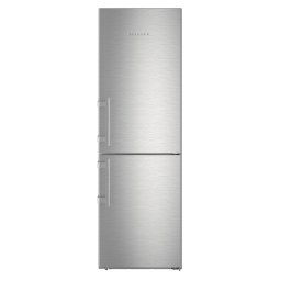 Combina frigorifica Liebherr CNef 4335, 321 L, No Frost, Display, Control electronic, Alarma usa, Raft sticle, SuperCool, H 185 cm, Inox, Finisaj antiamprenta