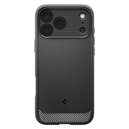 Husa silicon iPhone 17 Pro Spigen - Rugged Armor MagSafe Matte Black