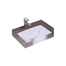REA-U6653 - Lavoar încastrat ADELA, 33 x 46 cm, ceramică, alb lucios