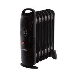 Sencor - Radiator electric cu ulei, 7 elemente, 700 W/230 V, negru
