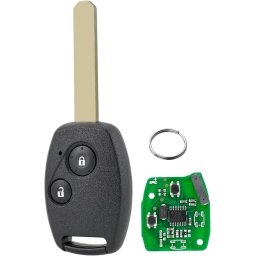Cheie Auto Completa Programabila Techstar, cu 433MHz, 2 butoane, compatibila Honda Civic 2005–2011, Accord, CR-V, Odyssey, Pilot, Fit 2006–2008 – cip ID46, FCCID: N5F-S0084A