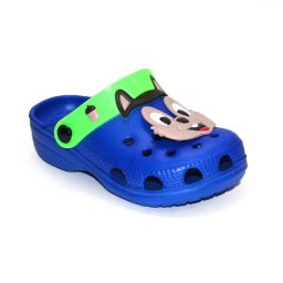 Papuci/saboti, clogs, pentru copii, spuma EVA, albastru si verde, marimea 28, Jose Amorales GartenVIP DiyLine