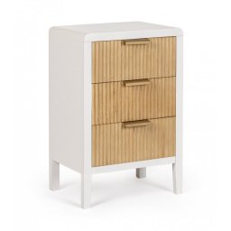 Dulap cu trei sertare, alb, 40x30x62 cm, Charley, Yes