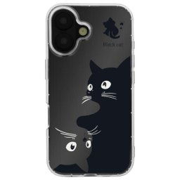 Husa Husa pentru Apple iPhone 17 Air, OEM, Ultra Trendy Cat, Neagra