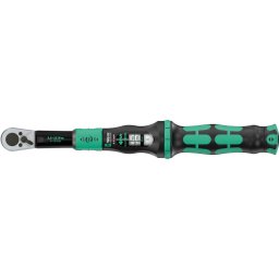 Wera torque wrench with reversible ratchet Click-Torque Lock A 6 black/green, 1/4" bit holder, 2.5 to 25 Nm