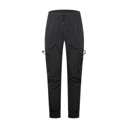 ALPHA INDUSTRIES Pantaloni cu buzunare negru / alb