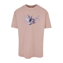 Mister Tee Tricou 'Vive la Liberte' lila / mov deschis / roz pal
