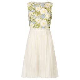 Kraimod Rochie albastru deschis / galben deschis / verde kiwi / alb
